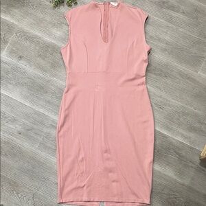 NWOT Sleeveless Pink Midi Dress
